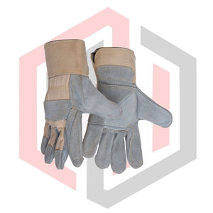Gants de travail en cuir, paume en cuir, antistatiques, sans silicone, flexibles, respirants, durables, confortables, pour la lutte contre les incendies, stériles - Product Image 3