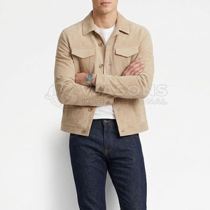 Vintage Outdoor Men <b>Trucker</b> <b>Jacket</b> Breathable Soft Lightweight Functional Adventure Layer - Product Image 4