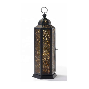 Hot Selling Iron <b>Lantern</b> Candle Holder for Christmas Festive Modern Design Wedding Decor Garden Hanging Candle <b>Lantern</b> Decor - Product Image 6