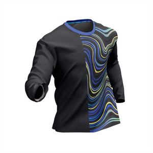 Camisetas de torneo de sublimación de camiseta de pesca de rendimiento de secado rápido para hombres OEM con diseño impreso de protección UPF 50 - Product Image 2