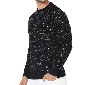 Sweat-shirts décontractés pour hommes en coton 100% Premium Basics, durables, en polaire pour l'hiver, surdimensionnés, fabrication OEM, nouvelle arrivée, fabrication au Pakistan - Product Image 3