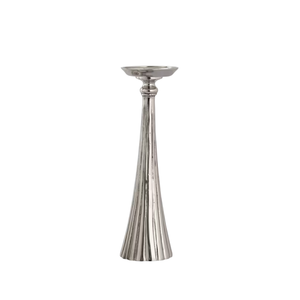 Nuevo Candelabro Decorativo de Metal en Oferta para Decoración del Hogar, Portavelas de Aluminio con Acabado Plateado, Hecho a Mano y Personalizado - Product Image 2