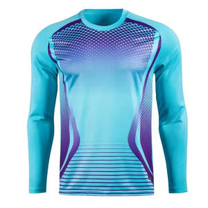 Maillot de football personnalisé à manches longues, maillot de football vierge, ensemble d'uniformes de football, tenue d'entraînement à manches longues - Product Image 1