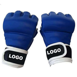Guantes de Grappling de Medio Dedo para Mujer al por Mayor, con Logotipo Personalizado, Diseño Propio, Guantes de MMA Unisex - Product Image 3