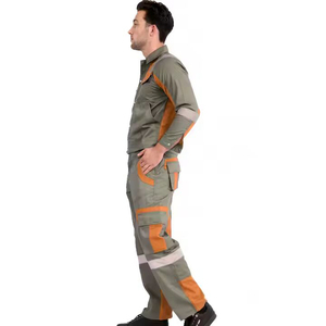 Gariox Apparel <b>Waterproof</b> Hi Vis Reflective Safety Coverall ANSI Class 2 EN ISO 20471 Industrial Construction Jumpsuit OEM - Product Image 5