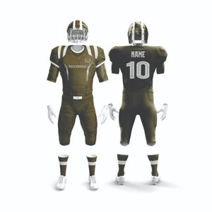 Uniforme de football américain pour hommes de qualité supérieure, maillot et pantalon personnalisés, vêtements de sport durables et extensibles, fournisseur en gros d'usine OEM - Product Image 1