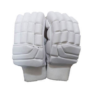 Gants de frappe de cricket fabriqués au Pakistan, en cuir, écologiques, durables, avec protection douce et amortissante, haute qualité, meilleure vente en ligne - Product Image 1