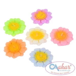 Bougie flottante Aakar Candles AF 606 Daisy Flower pour mariage et décoration intérieure - Product Image 5