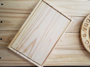 Tabla de cortar de madera sostenible, tabla de cocina de madera dura natural para preparar carne, pescado, verduras, frutas y pan. - Product Image 3
