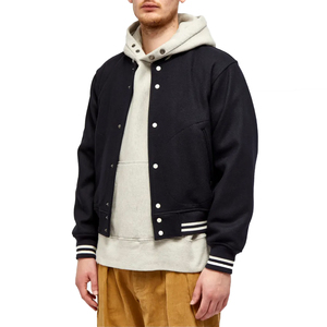 Compre Chaqueta Personalizada de Fabricante, Chaqueta Varsity de Lana Corta Informal para Hombre - Product Image 6