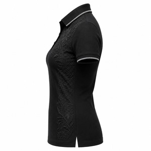 Nouveau modèle 2026 – Polo décontracté pour femme de haute qualité, personnalisé, à manches courtes, imprimé tendance avec logo - Product Image 3