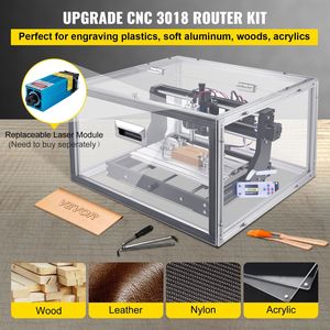 เครื่องแกะสลัก CNC สำหรับ3018 Pro, เครื่องแกะสลักแบบ3แกนควบคุมด้วย Grbl ชุดเครื่องมือแกะสลัก CNC สำหรับตัวควบคุมแบบออฟไลน์ - Product Image 2