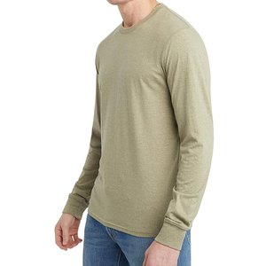 <b>Men's</b> Compression Long Sleeve T-Shirt Custom Logo <b>Base</b> <b>Layer</b> Training Tee Professional Gym Sportswear Apparel New 2026 Model - Product Image 3