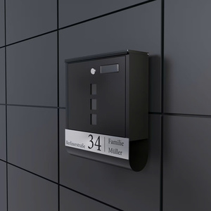 Buzón de acero galvanizado montado en la pared de Metal personalizado estilo EE. UU. Tapices disponibles OEM/ODM - Product Image 6