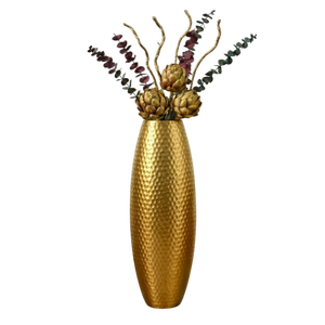 Vase Moderne en Laiton Doré pour Décoration de Table – Idéal pour la Saint-Valentin, pour Arrangements Floraux et Utilisation en Hôtellerie - Product Image 2