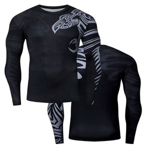 Rashguards de sublimation en gros, haute qualité, pas chers, pour BJJ et MMA, Rashguards de Jiu Jitsu - Product Image 1