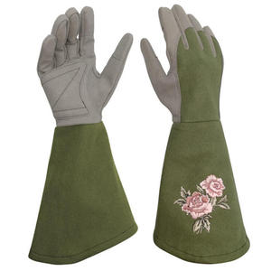 Factory Sale Factory Garden Gloves with Rose Pruning Gardening Protective Work Gloves Synthetic Leather Long Forearm Anti - Product Image 4
