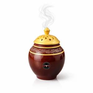 Quemador de Incienso de Madera de Acacia Negra Hecho a Mano, Diseño Impreso a Mano, Decoración Tradicional para el Hogar, Regalo Aromático de Oud de Alta Calidad - Product Image 3