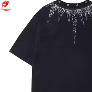 เสื้อยืดผู้ชายปักลายโลโก้ตามสั่ง MOQ ต่ำ คุณภาพส่งออก สไตล์สตรีททันสมัย เนื้อผ้านุ่ม ให้ลุคเงางาม - Product Image 5