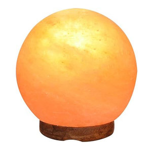 Himalayan Salt <b>Lamp</b> Round Polished Natural Craft Home Decoration Feng Shui Light - Product Image 1