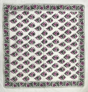 Bandana, foulard, mouchoir et cravate imprimés à la main, fabriqués avec des couleurs naturelles, article cadeau, respectueux de l'environnement, écharpe réutilisable - Product Image 3