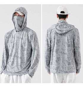 Sudadera con Capucha Personalizada para Hombre, Transpirable, UPF 50, con Estampado de Corazón, 100% Algodón, Anti-UV, Secado Rápido, Antibacteriana, Cierre de Cremallera, Peso de la Tela 100g - Product Image 1