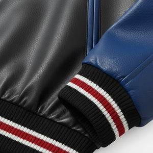 Chaquetas Varsity de Alta Calidad para Hombre, Estilo Urbano, para Invierno, con Bordado Personalizado y Cuero - Product Image 6