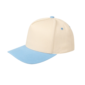 Gorras de béisbol personalizadas de 5 paneles, lisas, con etiqueta tejida, de algodón, con visera curva, para hombres y mujeres, de fabricantes de gorras de Vietnam. - Product Image 2