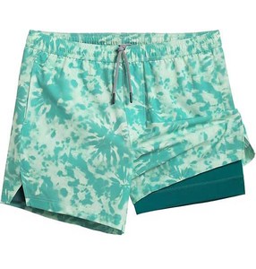 Shorts de bain pour hommes à imprimé géométrique, séchage rapide, respirants, extensibles dans 4 directions, avec cordon de serrage, décontractés, longueur courte, taille mi-haute - Product Image 6