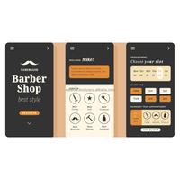 Plateforme de réservation de barbiers SaaS, logiciel de gestion des rendez-vous basé sur le cloud, personnalisable et optimisé