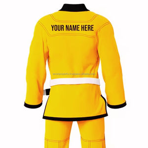 Uniforme de Karate de algodón 100% de alta calidad, nuevo estilo, traje de entrenamiento de artes marciales ligero para hombres, técnica de lavado con logotipo personalizado - Product Image 2
