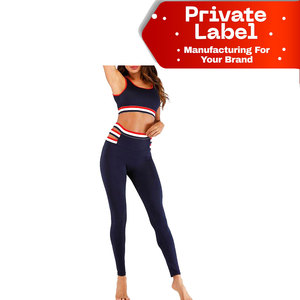 Conjuntos de Yoga de Dos Piezas Tallas Grandes con Control de Abdomen y Cintura Alta, Conjuntos de Yoga de Verano Más Vendidos, Conjunto de Shorts y Top con Etiqueta Personalizada - Product Image 1
