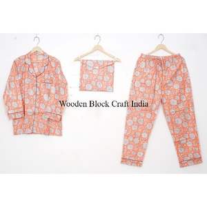 Conjunto de Pijama de Verano para Mujer, de Algodón, Suave, Transpirable, de Secado Rápido, con Estampado Floral, Ropa de Dormir Informal, Lujosa e Íntima - Product Image 2