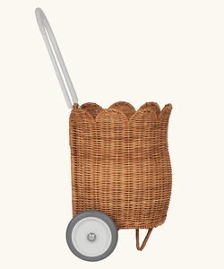 Panier de rangement artisanal en forme de pétale, couleur marron, avec bordure, vente en gros, écologique, fabriqué au Vietnam, prêt à être expédié - Product Image 2