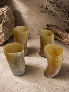 Verre Highball de Luxe en Corne de Buffle, Fait Main, Verre à Boire Haut de Gamme en Corne Naturelle, Vaisselle Artisanale Premium, Verre Écologique pour Boissons - Product Image 4