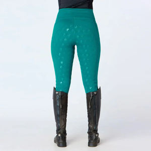 Leggings d'équitation antidérapants en silicone avec tissu extensible 4 directions, mettant en valeur la performance et l'adhérence antidérapante. - Product Image 5