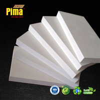 Panneau en mousse PVC blanc de 12 mm, densité 0,6, imperméable, ignifuge, résistant aux UV, avec service de découpe pour revêtement mural extérieur
