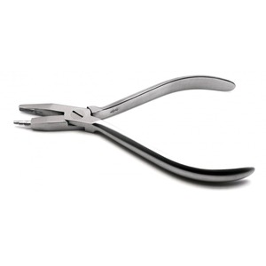 Alicates de Acero Inoxidable Dental para Formar Lazos Tweed de Alambre Duro, 5.5" L-Key, Proveedor Directo de Fábrica - Product Image 1