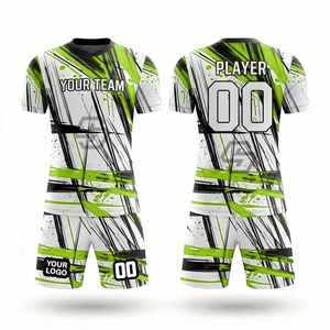 Conjuntos de Camisetas de Fútbol Cortas Sublimadas, Venta Caliente, Diseño Personalizado, Uniformes de Fútbol para Entrenamiento y Partido, Personalizados, de Secado Rápido - Product Image 5