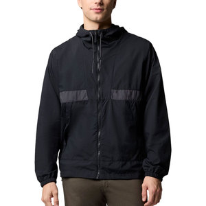 Chaqueta Cortavientos Ligera Casual de Invierno para Hombre con Cierre de Cremallera, Capucha y Logotipo Frontal - Product Image 1