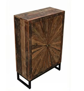 Buffet de style indien classique moderne, meuble en bois recyclé pour salle à manger, salon, chambre ou hôtel - Product Image 1