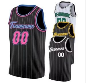 Maillot de basket-ball personnalisé de haute qualité à séchage rapide pour adultes, sans manches, antibactérien, broderie 3D, unisexe, panneaux en maille polyester - Product Image 1