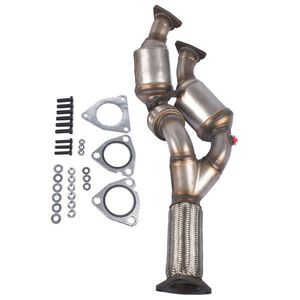 Convertitore Catalitico Anteriore in Acciaio Inox per Volkswagen Touareg 3.2L V6 Benzina 2004-2006 - Product Image 3