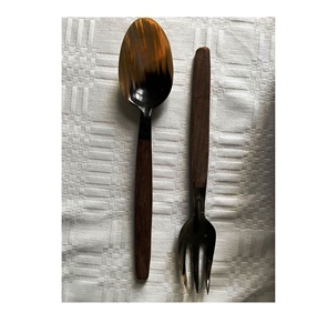 Juego de utensilios para ensalada hechos en India, ecológicos, aptos para lavavajillas, para cocina casera. - Product Image 3