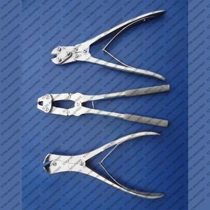 Juego Premium de 3 Piezas de Cortadores de Alambre TC, Instrumentos Quirúrgicos Ortopédicos, Alicates Reutilizables de Acero Inoxidable para Cortar Alambre Óseo, CE ISO - Product Image 3