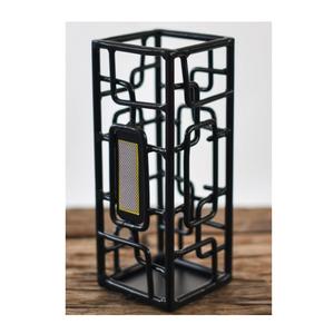 Porta Cajas de Cerillas Metálico, Porta Cerillas Negro Antiguo, Porta Cerillas Rústico de Madera, Caja Decorativa para Guardar Cajas de Cerillas - Product Image 6