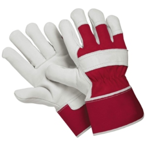 Gants de sécurité anti-vibration en cuir pleine fleur de vachette, style rigger canadien, haute performance, robustes, pour la construction - Product Image 1