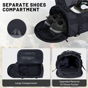 Bolsa de lona de viaje con costuras reforzadas, tela de alto rendimiento, máxima fiabilidad, bolsa portátil para deportes y negocios - Product Image 3