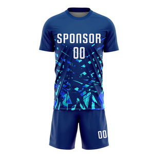 Best Design Quick Dry Breathable Sublimation <b>Soccer</b> Uniforms 100% Polyester Custom Team Wear Football Uniforms With Oem - Product Image 3