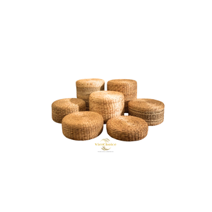 Premium Handmade Water Hyacinth Cushion Pad Natural Chair Seat Mat for Home Decor and Wholesale Distribution - Product Image 4